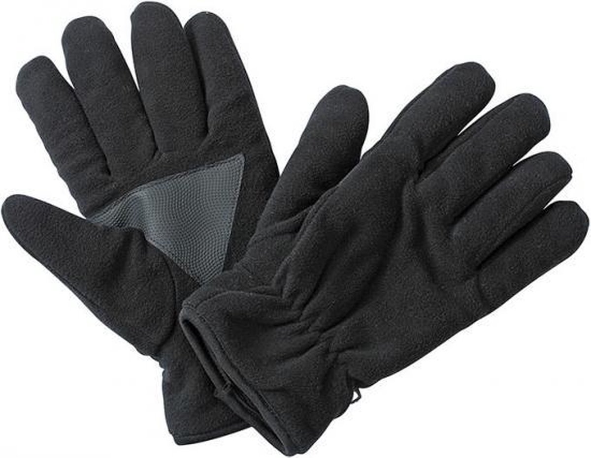 verdamping Terughoudendheid Afdaling Thinsulate Fleece Handschoenen - Maat S/M - Zwart | bol.com