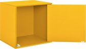 Deur voor op het Wandplank-Plankenkast-planken-42x42cm-geel