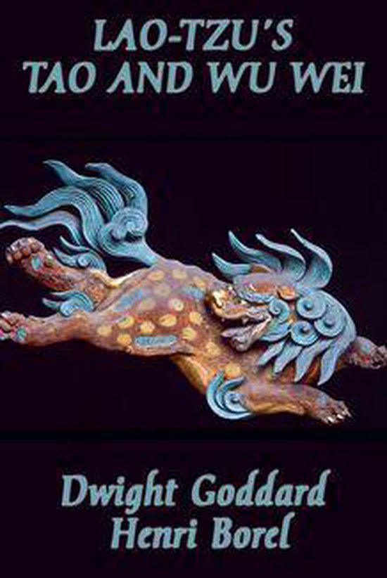 Boekomslag met Chinese draak en titel 'Lao-Tzu's Tao and Wu Wei'.