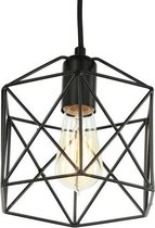 Diamond Star Industrieel Draad Design - Hanglamp - Ø 20 cm - Zwart