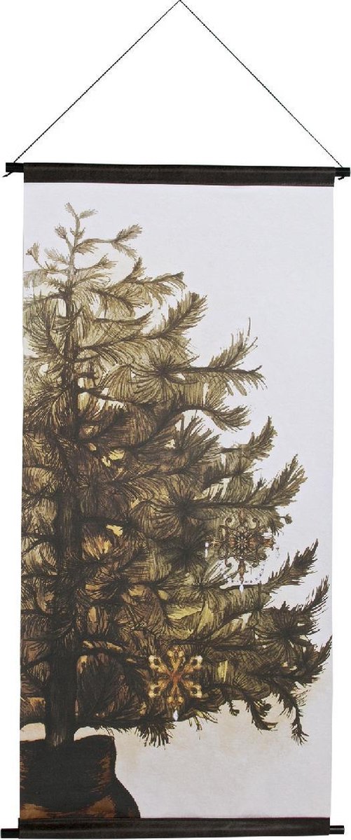 DECEMBER KERSTPOSTER VELVET