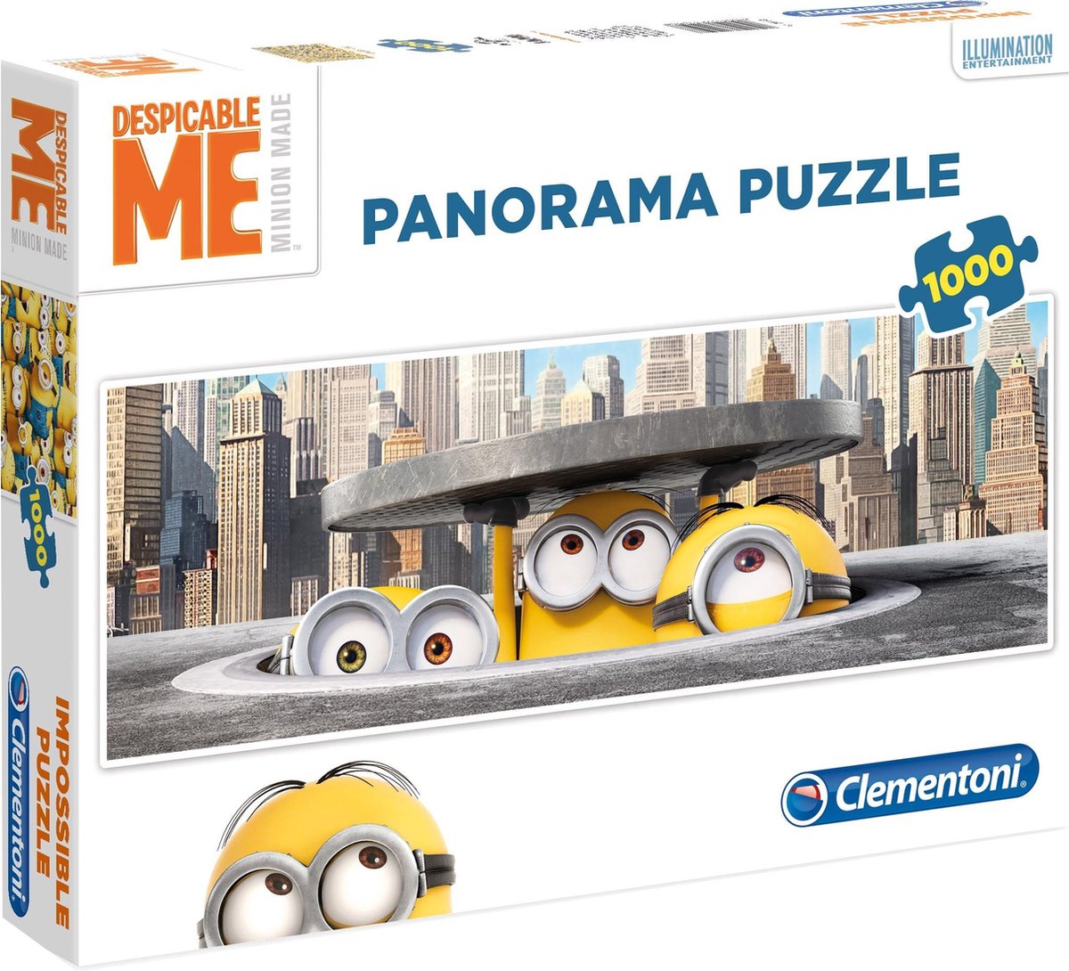 kandidaat gebruiker Millimeter Clementoni Panorama Puzzel Minions 1000 Stukjes | bol.com