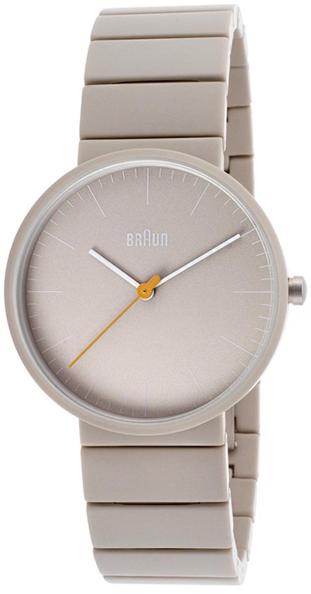 Middeleeuws Geef rechten rivaal Braun classic unisex ceramic BN0171GYGYG Unisex Quartz horloge | bol.com