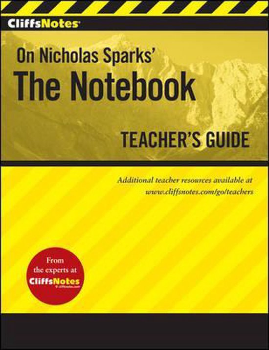 Cliffsnotes on Nicholas Sparks' the Notebook 9780470460245 Richard P Wasowski Boeken