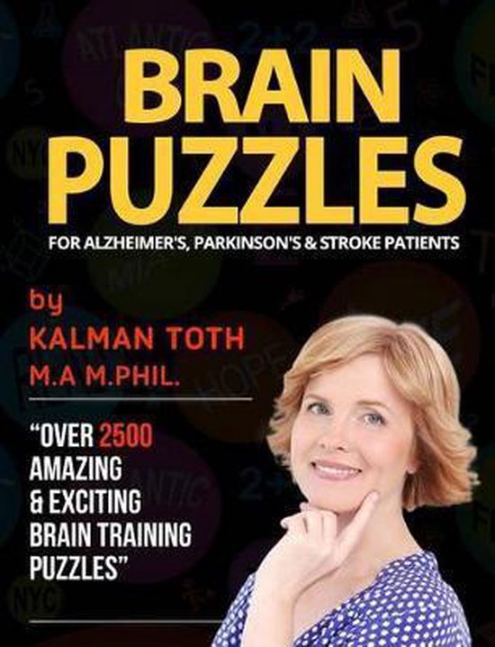 Brain Puzzles For Alzheimer's, Parkinson's & Stroke Patients - cover