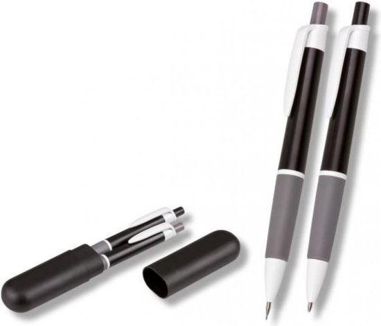 NBH® - Navulbare potlood en pen in mooie stevige koker | bol.com