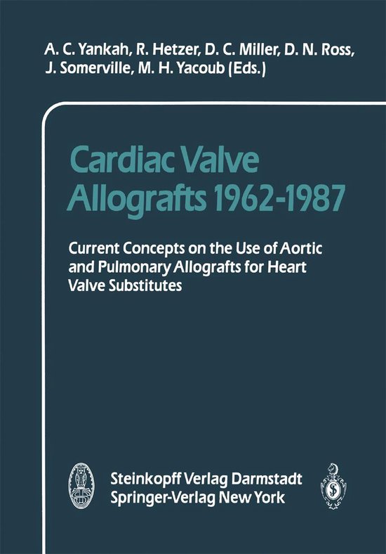 Cardiac Valve Allografts 1962–1987 - cover
