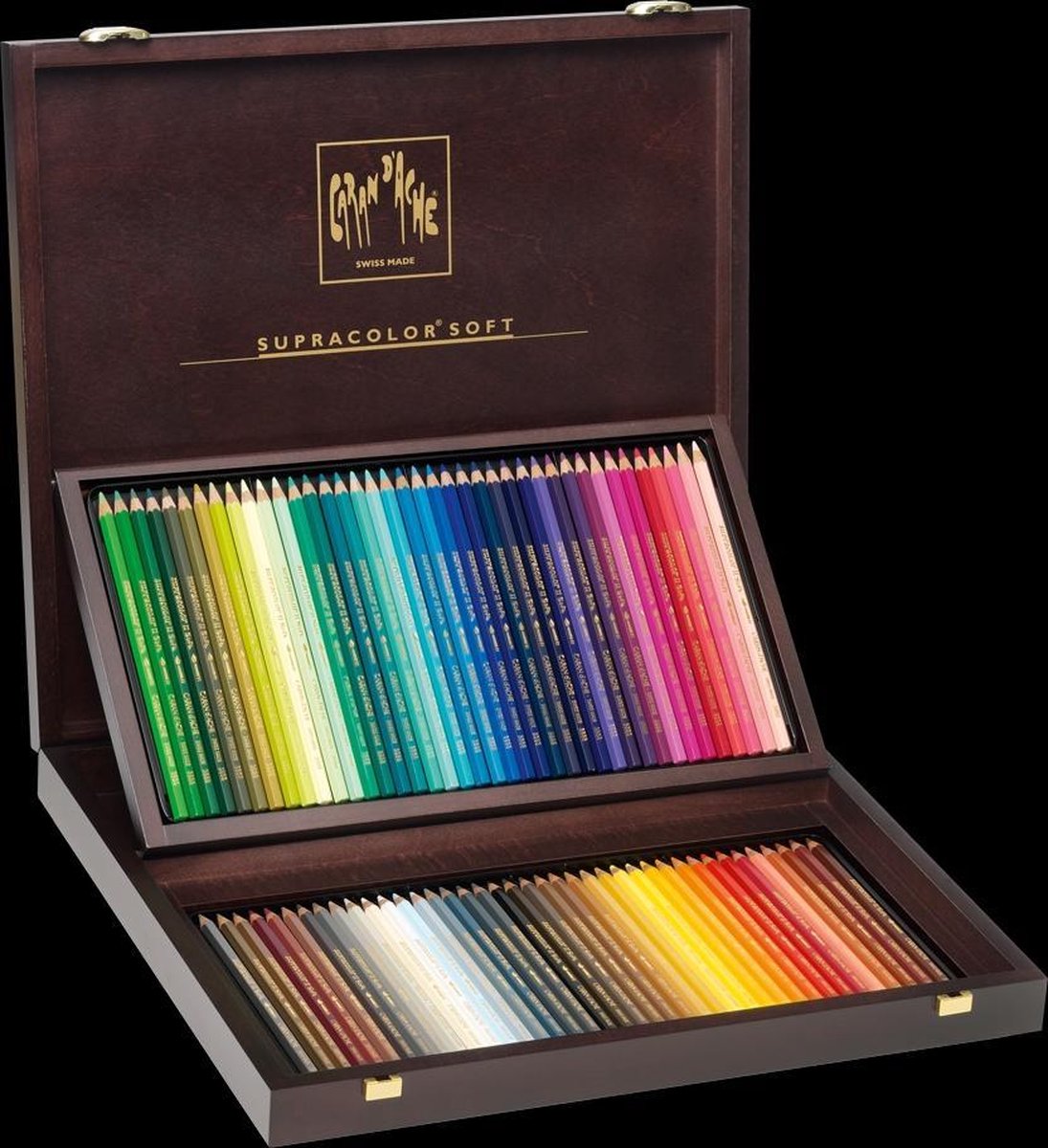 Kleurpotloden Caran D’Ache Supra 80 potloden in luxe koffer
