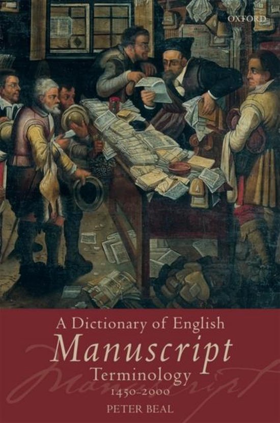 Dictionary Of English Manuscript Terminology - cover