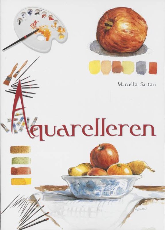 Cover van het boek 'Aquarelleren' van Marcello Sartori