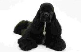 Amerikaanse Cocker spaniel Zwart  Muismat