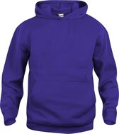 Basic hoody jr helder lila 110/120