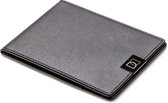 DUN wallet - dunste lederen RFID portemonnee - Gun Metal (Black edition)