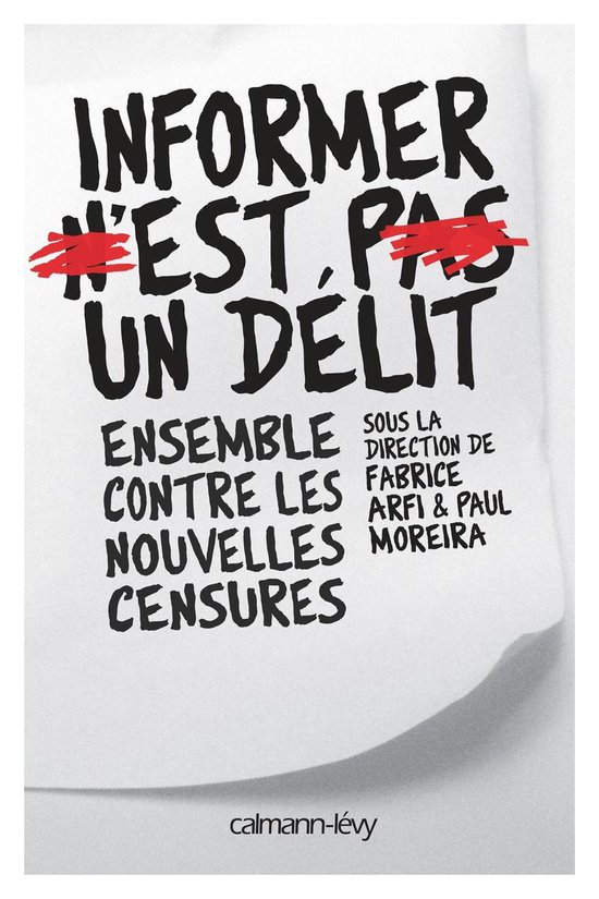Informer n'est pas un délit - cover