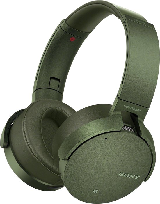 Sony MDR-XB950N1 - Draadloze over-ear koptelefoon met Noise Cancelling -  Groen | bol