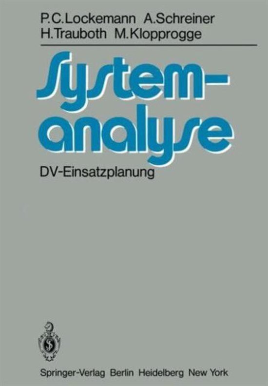 Systemanalyse - cover