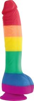 Ns Novelties Dildo Colours Pride Edition 8" - meerkleurig