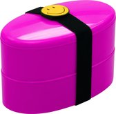 Zak!Designs Smiley Lunchbox - Incl. Bestekset - Raspberry