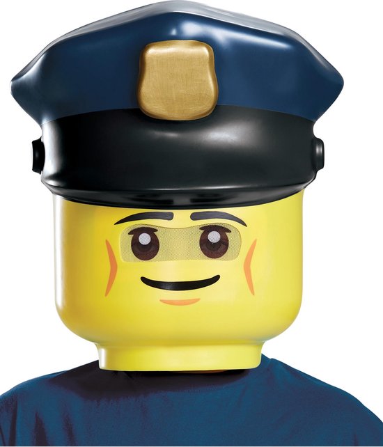LEGO politie masker voor kinderen - Verkleedmasker | bol