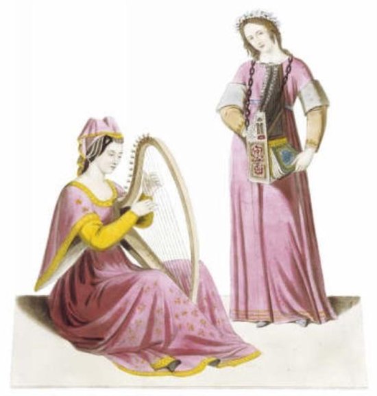 Costume and Ornament of the Middle Ages in Full Color - cover