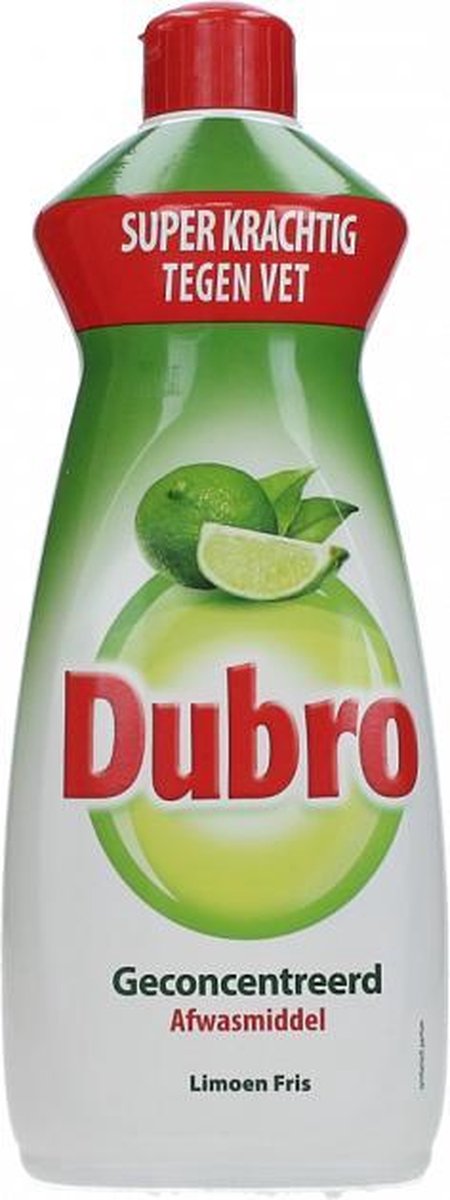 Dubro Afwasmiddel Limoen Fris 500 ml