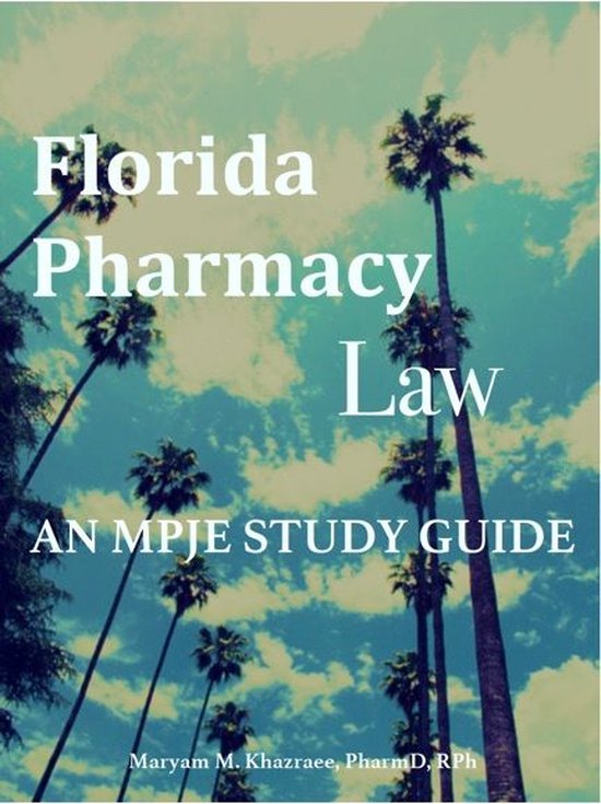 Florida Pharmacy Law - cover