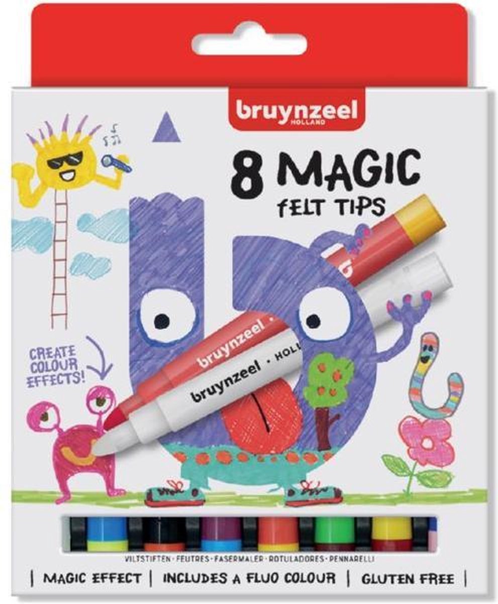 Bruynzeel magische tover stiften magic stift kleuren tekenen creatief