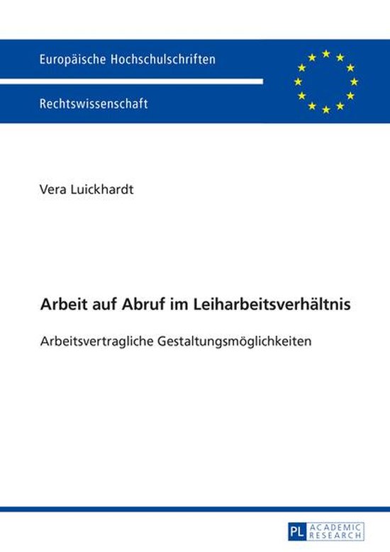 Europaeische Hochschulschriften Recht 5828 - Arbeit auf Abru ... - cover
