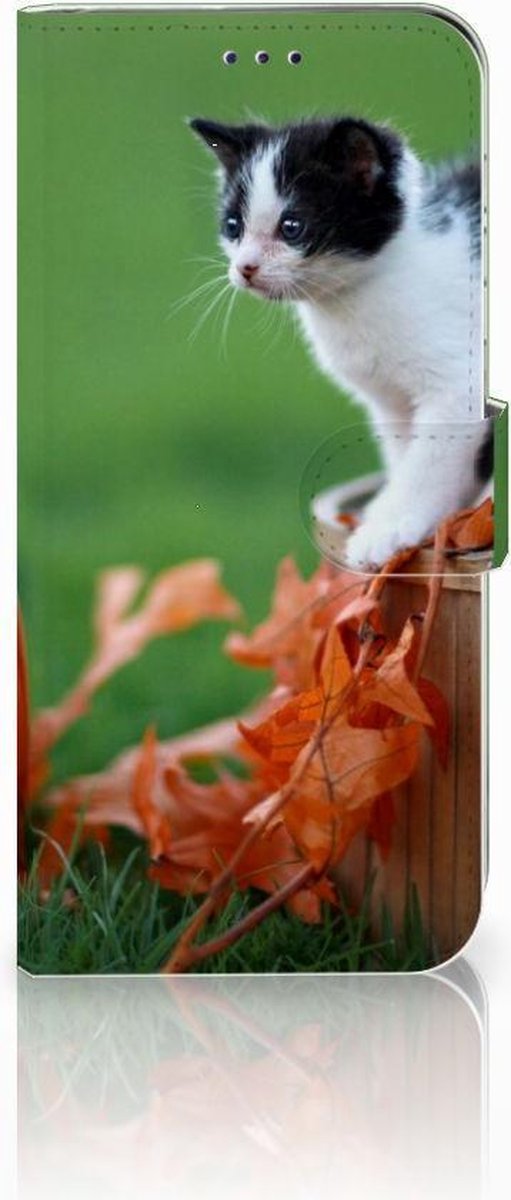 Samsung Galaxy A50 Telefoonhoesje met Pasjes Kitten
