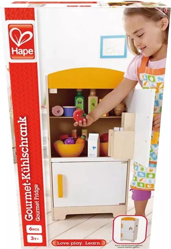 Houten speelgoed koelkast - Gourmet | bol.com