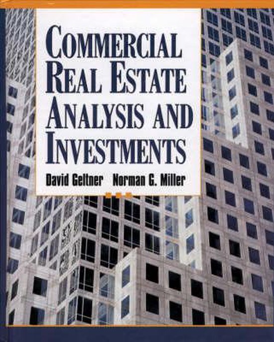 Commercial Real Estate, David M. Geltner 9780324136760 Boeken bol