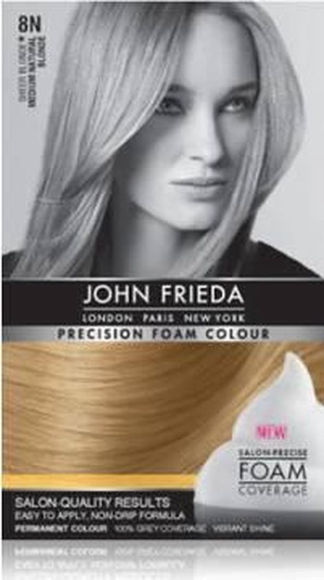 afbetalen Fjord component John Frieda Precision Foam Colour 8N Medium Natural Blond | bol.com