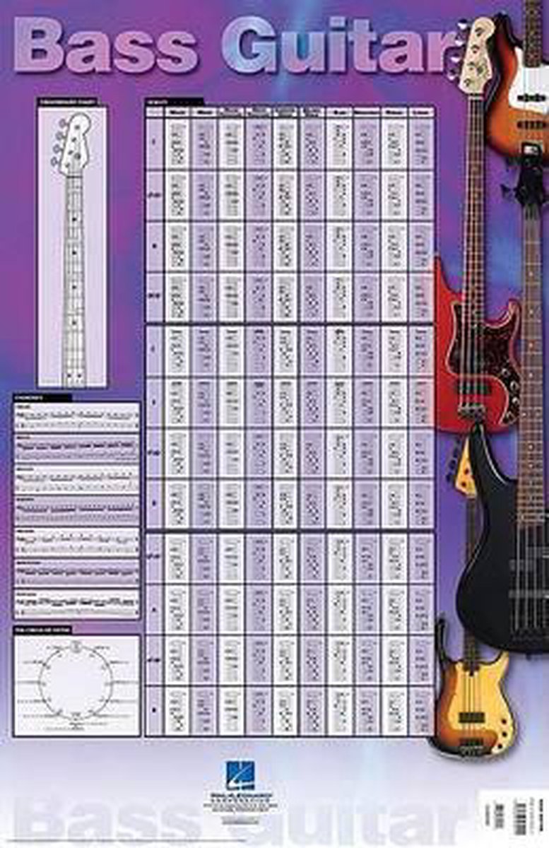 Kreek Wanten Email schrijven Bass Guitar Poster (23 X 35 Inches) | 9781423405511 | Boeken | bol.com