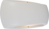 QAZQA Francy - Wandlamp - 1 lichts - D 90 mm - wit
