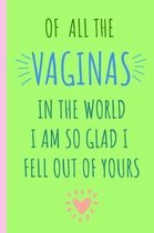Of All the Vaginas in the World I Am So Glad I Fell Out of Yours