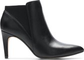 Clarks Laina Violet Dames Enkellaarzen - Black Leather - Maat 41