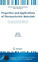 NATO Science for Peace and Security Series B: Physics and Biophysics- Properties and Applications of Thermoelectric Materials