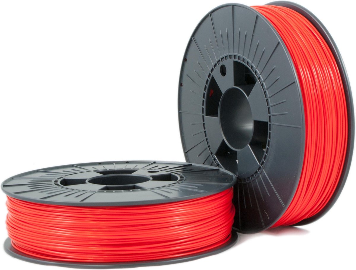 ABS 1,75mm red ca. RAL 3020 0,75kg - 3D Filament Supplies