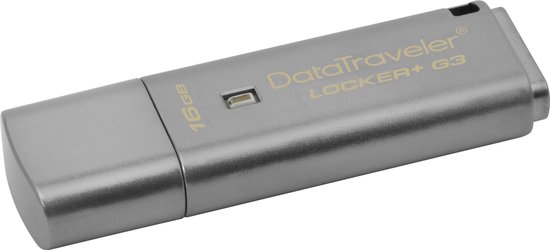 Kingston Technology DataTraveler Locker+ G3 16GB lecteur USB flash 16 Go USB  Type-A
