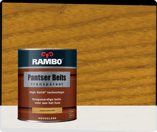 rijst Individualiteit Omdat Rambo Pantser Beits Transparant 0,75 liter - Europeesgrenen | bol.com