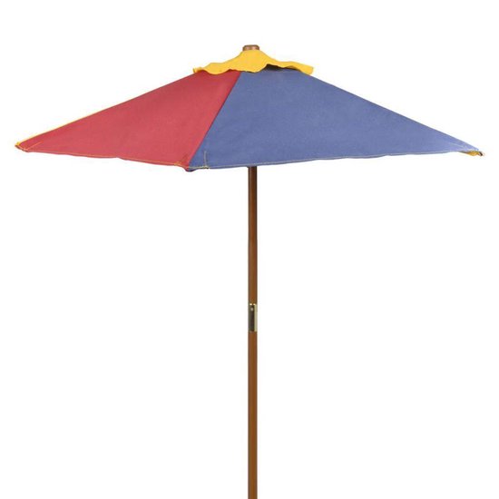 Kindertuintafel Kindertafel met Parasol Kinderpicknicktafel- en banken met  parasol in... | bol.com