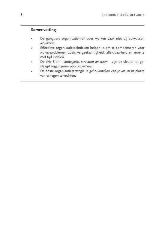 Opgeruimd leven met ADHD