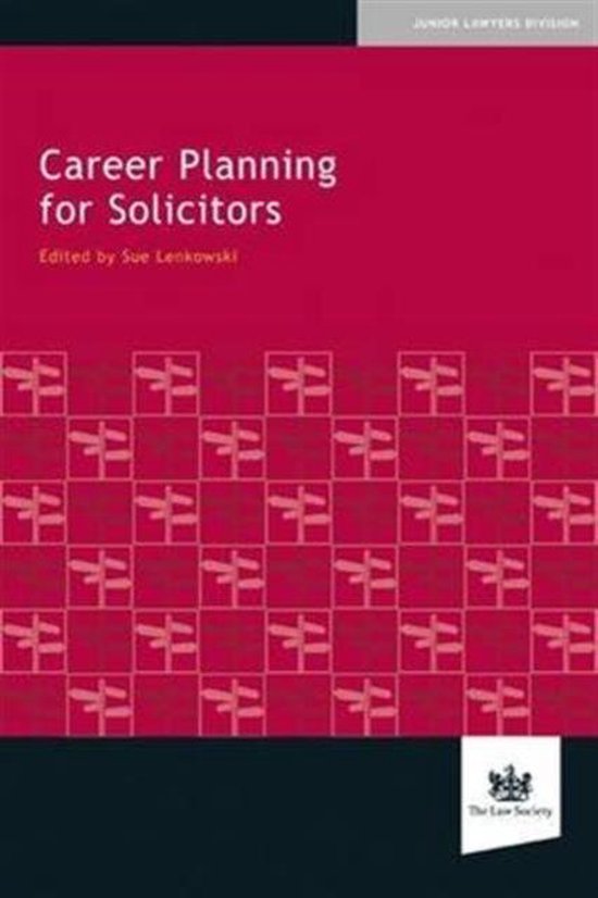 Career Planning for Solicitors 9781907698699 Sue Lenkowski Boeken