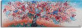 Acrylverf schilderij canvas - Magic Nature III - 150 x 50 cm - handgeschilderd door Karin Vos