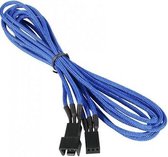 BitFenix BFA-MSC-3F60BK-RP kabeladapter/verloopstukje 3-pin Zwart, Blauw