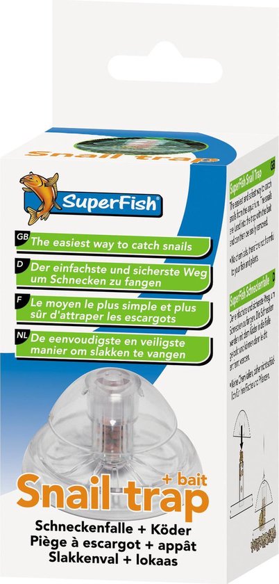Superfish Slakkenvanger - 5.9x6x10.6 cm -Transparant