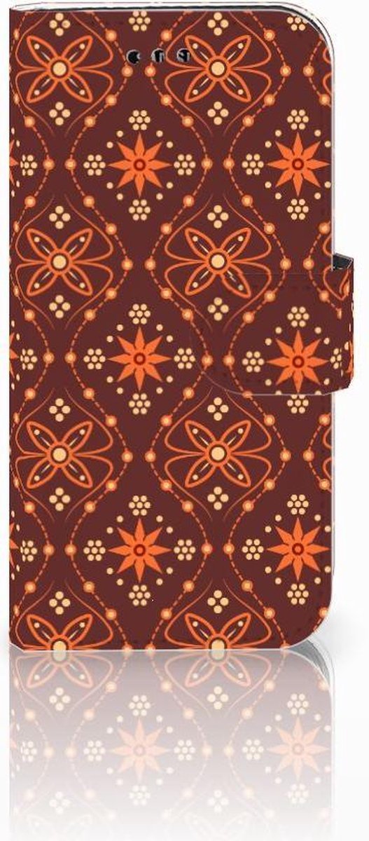 Samsung Galaxy A3 2017 Telefoon Hoesje Batik Brown