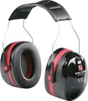 Oorkappen 3M Peltor Optime III H540A - Met Hoofdband - Zwart / Rood