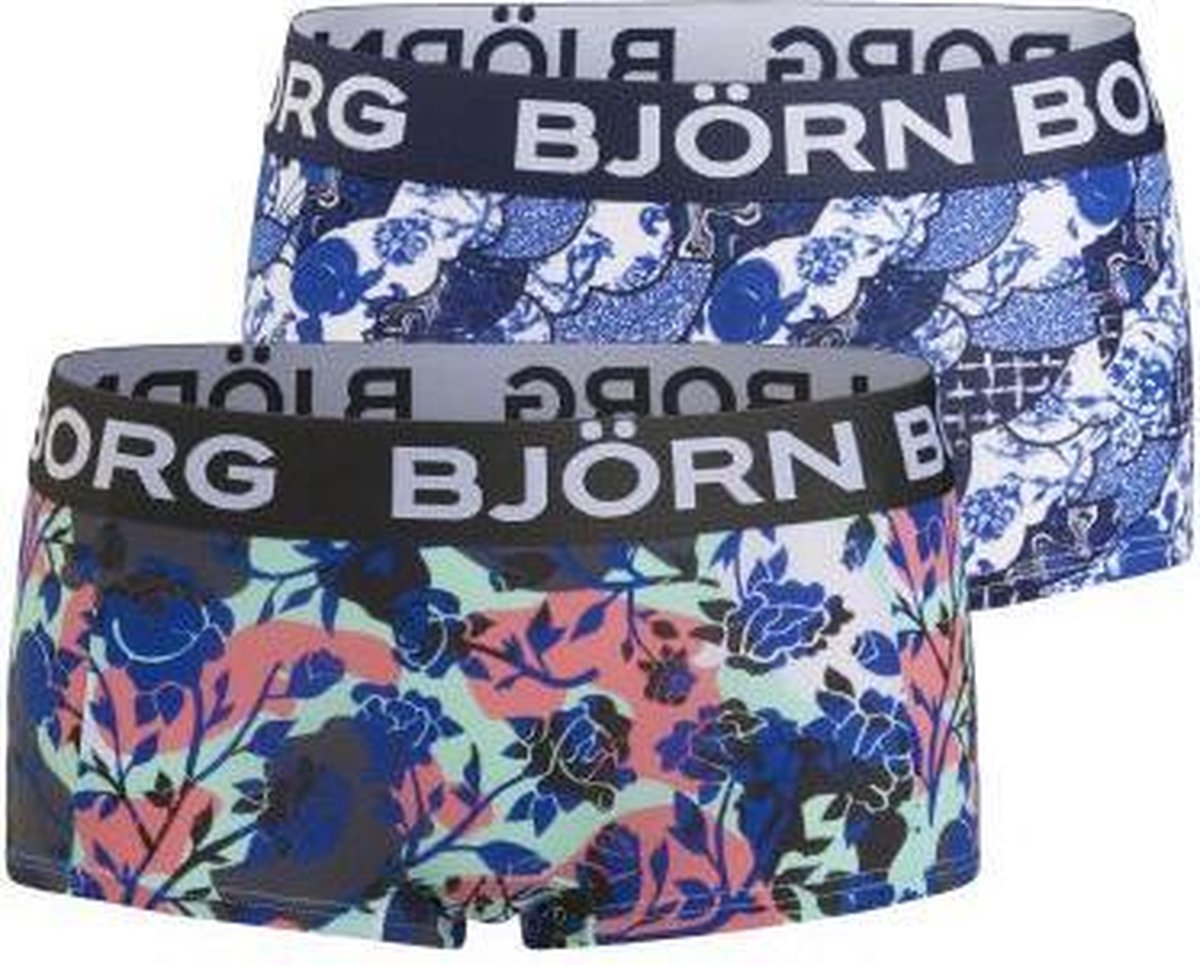 Catena Extractie bidden Bjorn Borg 2P Minishorts BB Flower And Blocks & BB Porcelain - Ondergoed -  Dames -... | bol.com
