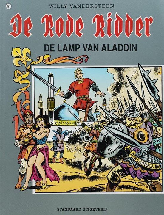 Cover van het boek 'De lamp van Aladdin' van Willy Vandersteen